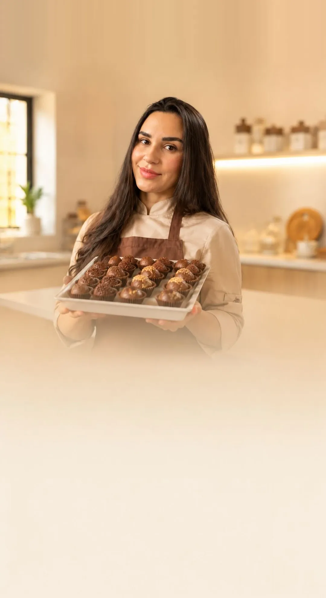 Docinhos da Lê × LTQ Educação · bandeja de brigadeiros gourmet
